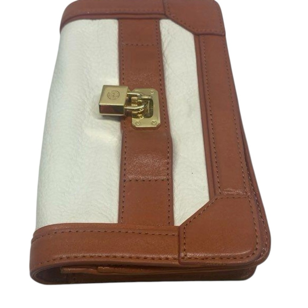 Tory Burch Bond Clutch with Padlock accent - Picture 8 of 10